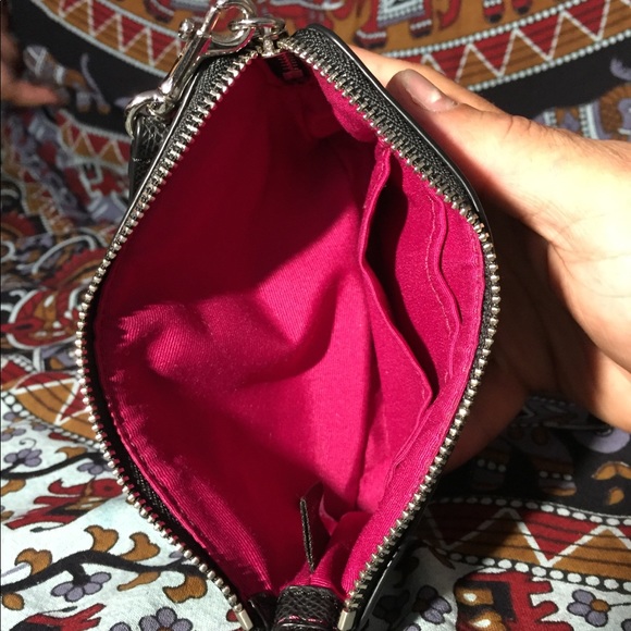 Coach Wristlet-Cranberry Print - Picture 3 of 6